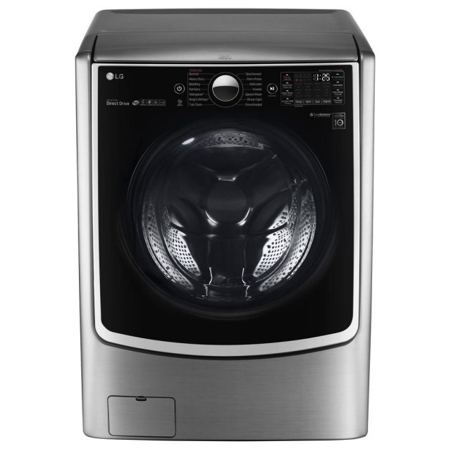 LG WM5000HVA 4.5 cu. ft. High-Efficiency Smart Front Load Washer with TurboWash and WiFi Enabled in Graphite Steel, ENERGY STAR
